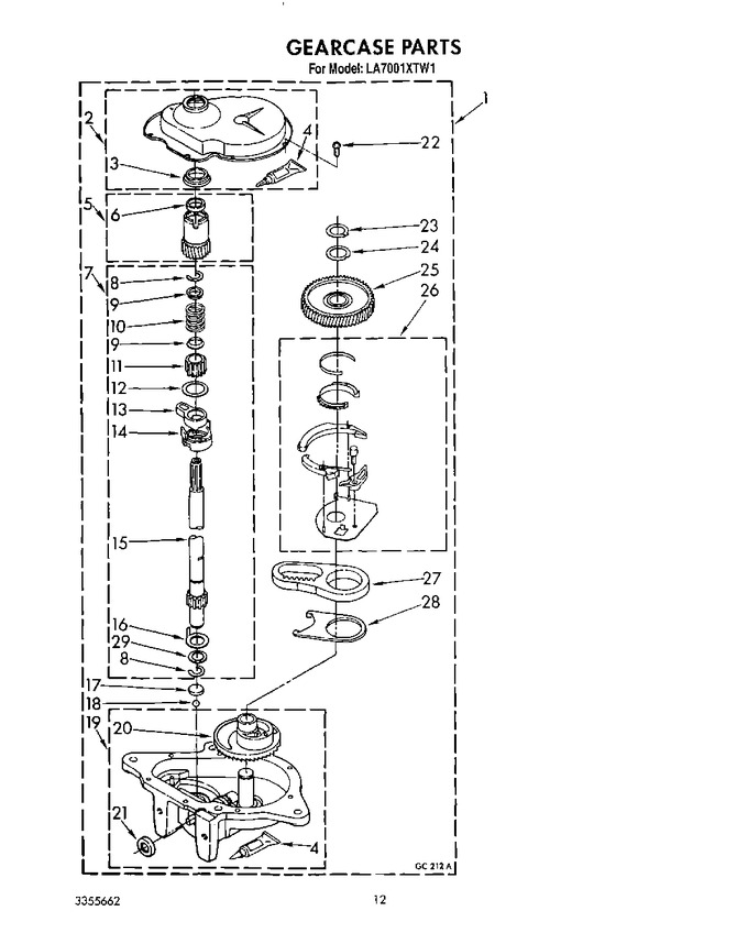 Diagram for LA7001XTM1