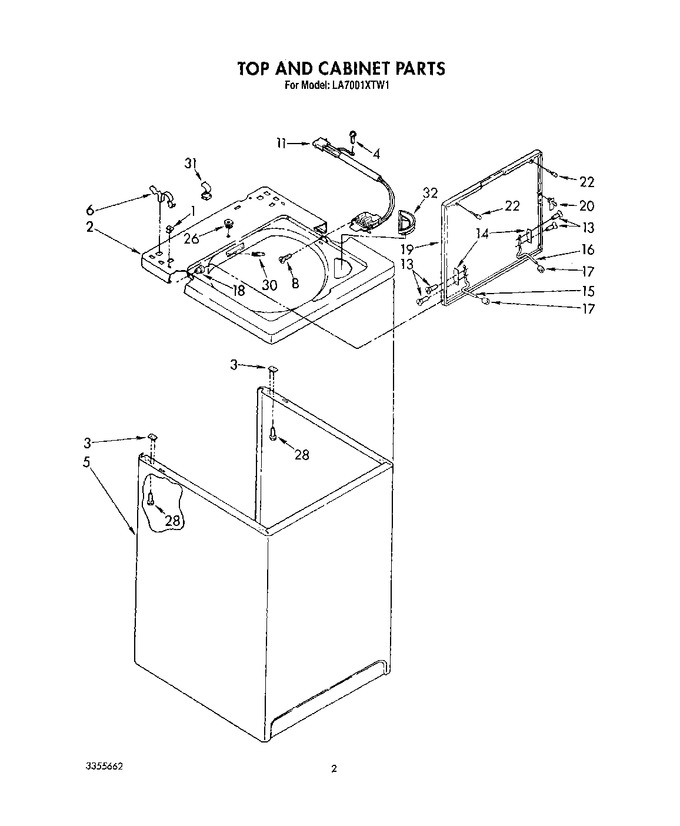 Diagram for LA7001XTN1