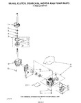 Diagram for 06 - Brake, Clutch, Gearcase, Motor And Pump