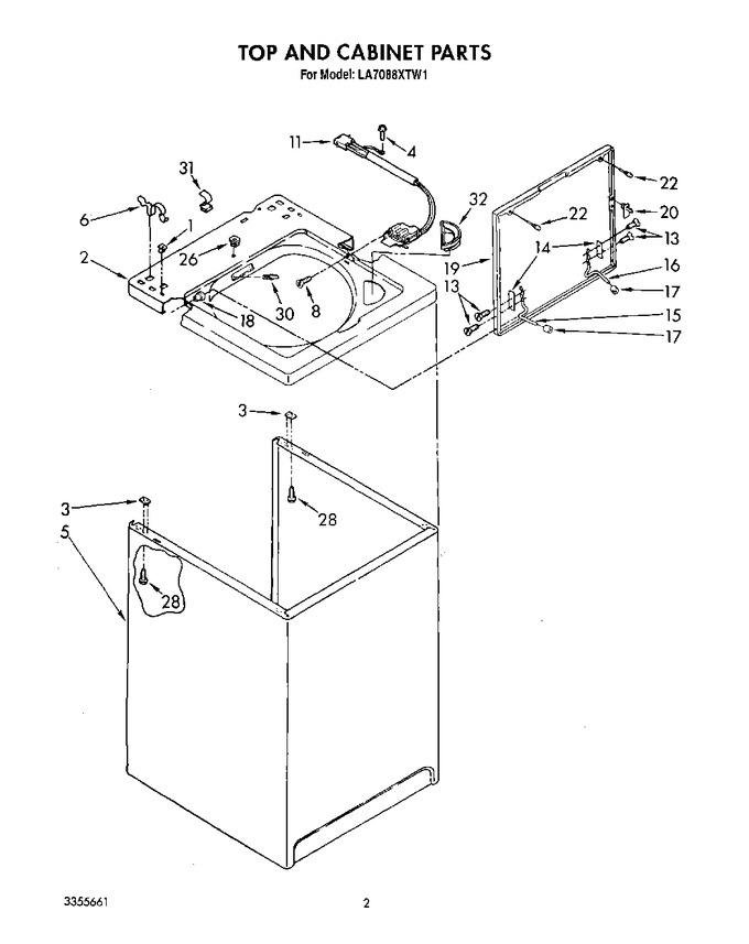 Diagram for LA7088XTG1