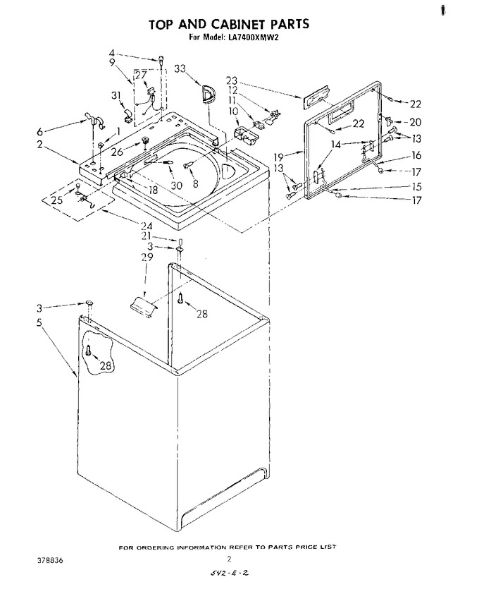 Diagram for LA7400XMW2