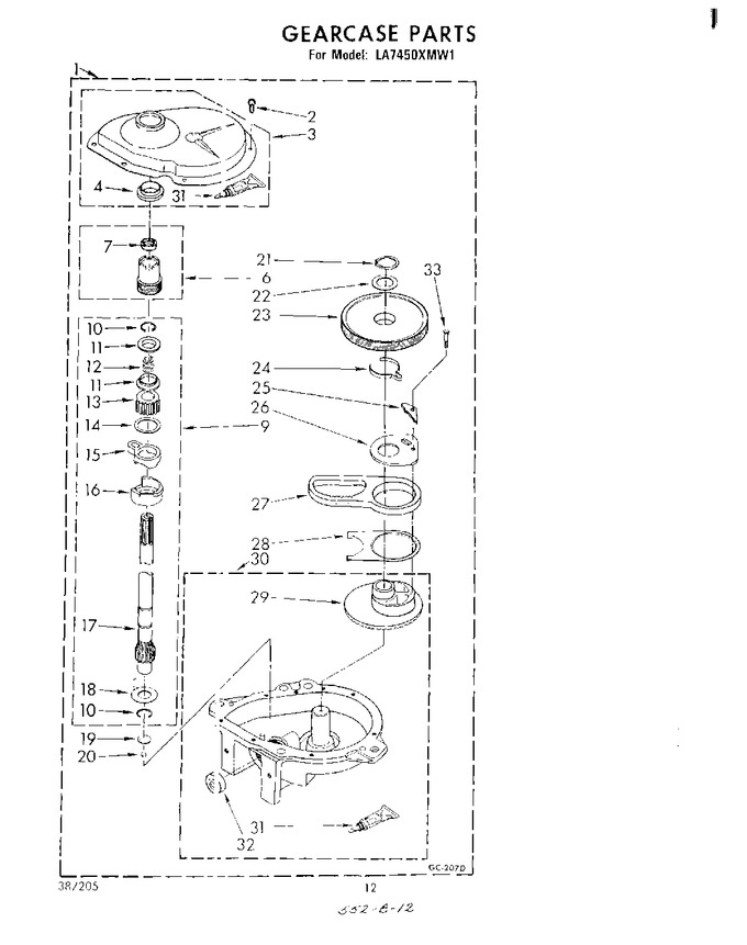 Diagram for LA7450XMW1