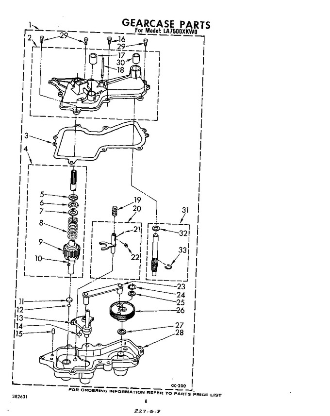 Diagram for LA7500XKW0