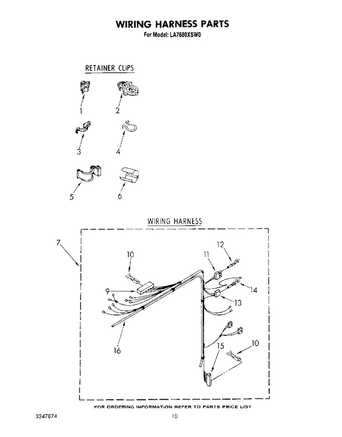 Diagram for LA7680XSW0