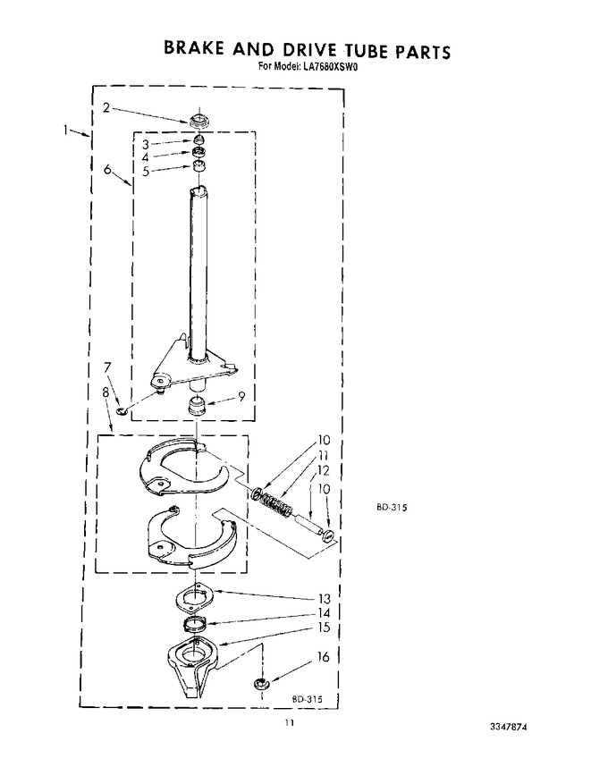 Diagram for LA7680XSW0