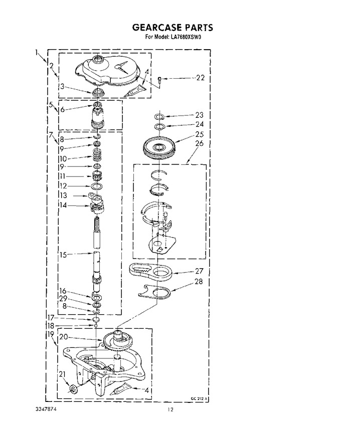 Diagram for LA7680XSW0