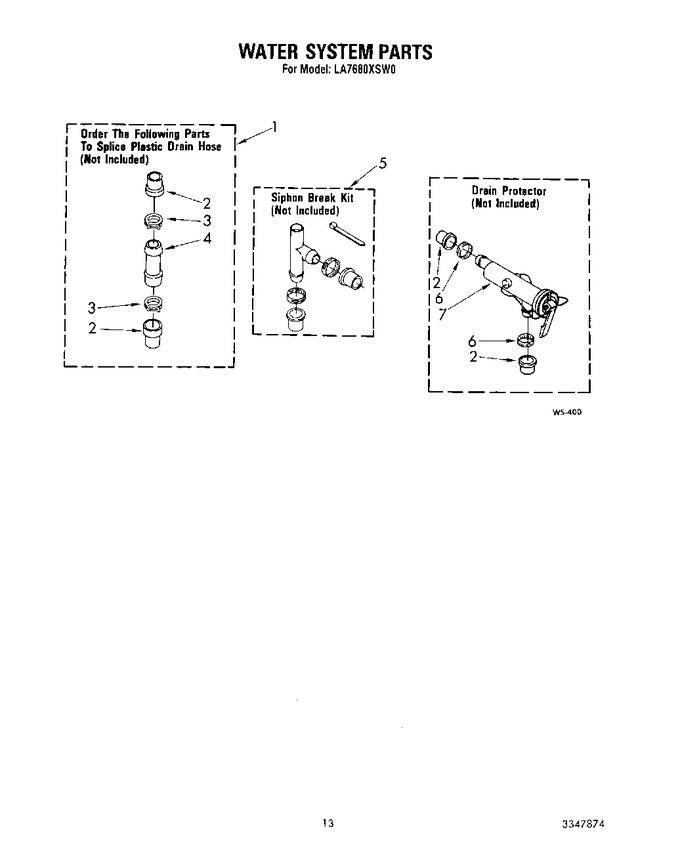 Diagram for LA7680XSW0