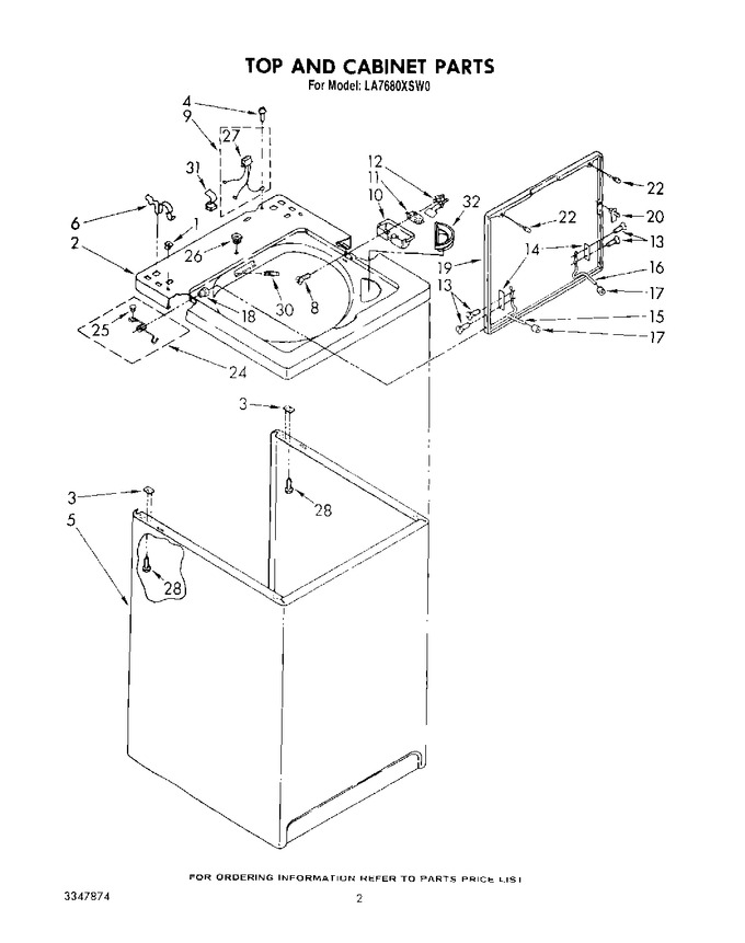 Diagram for LA7680XSW0