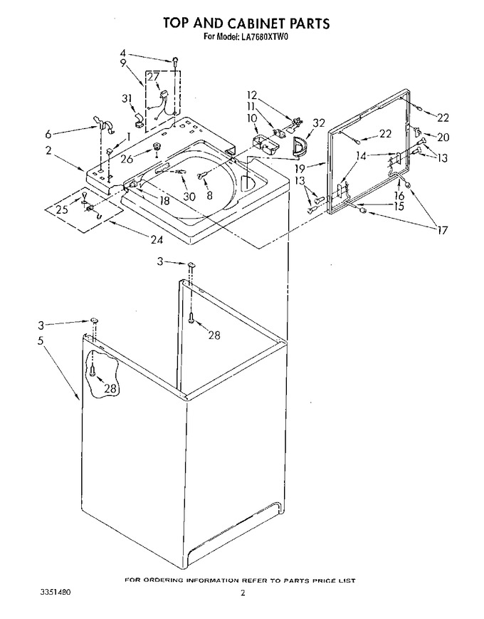 Diagram for LA7680XTG0