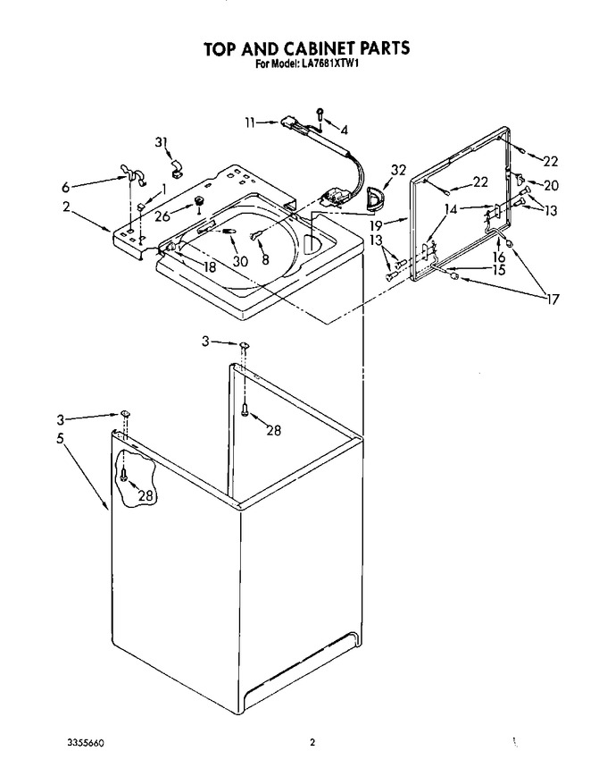 Diagram for LA7680XTM1