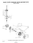 Diagram for 06 - Brake, Clutch, Gearcase, Motor And Pump