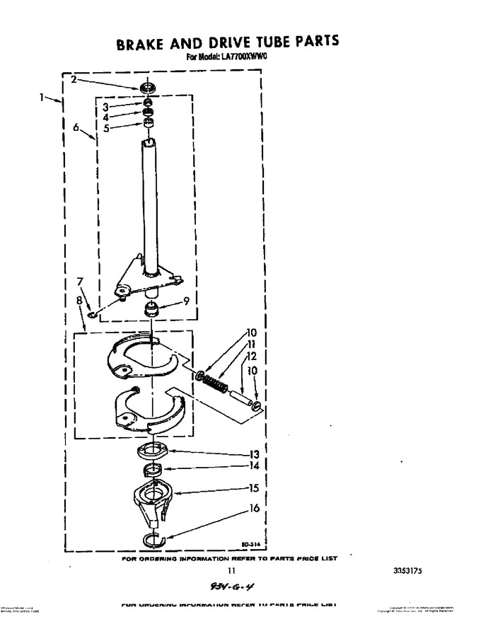 Diagram for LA7700XWW0