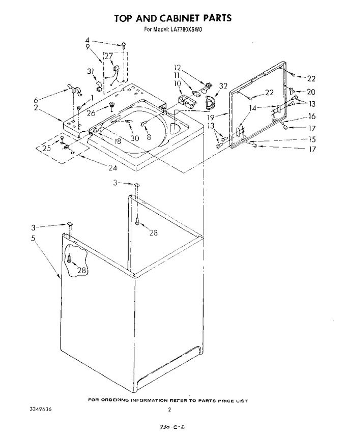 Diagram for LA7780XSW0