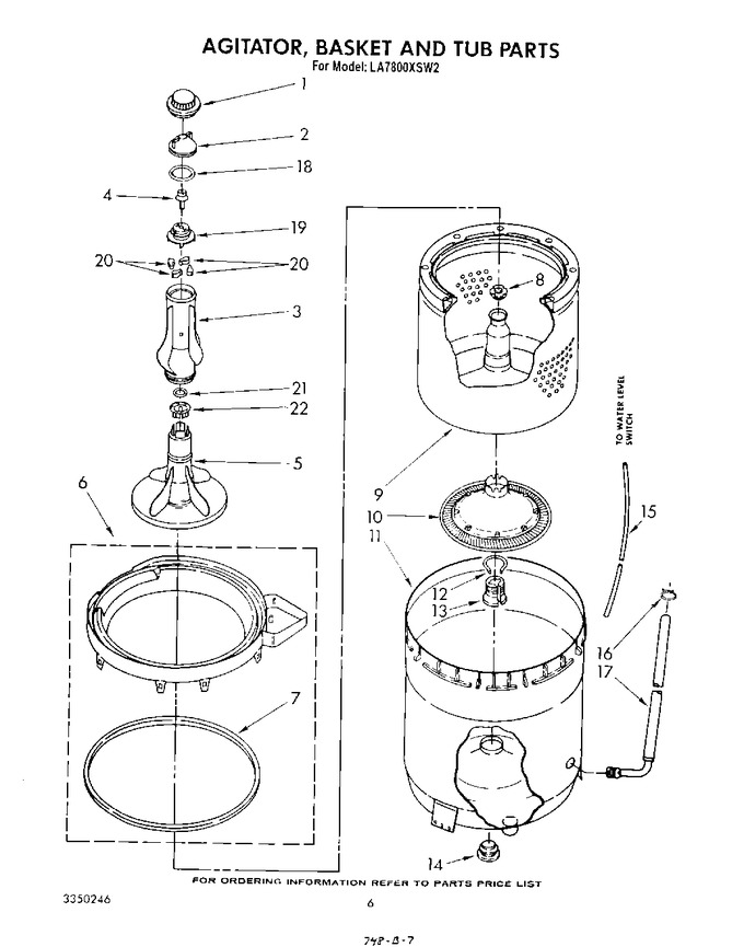 Diagram for LA7800XSW2