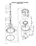 Diagram for 04 - Agitator, Basket And Tub