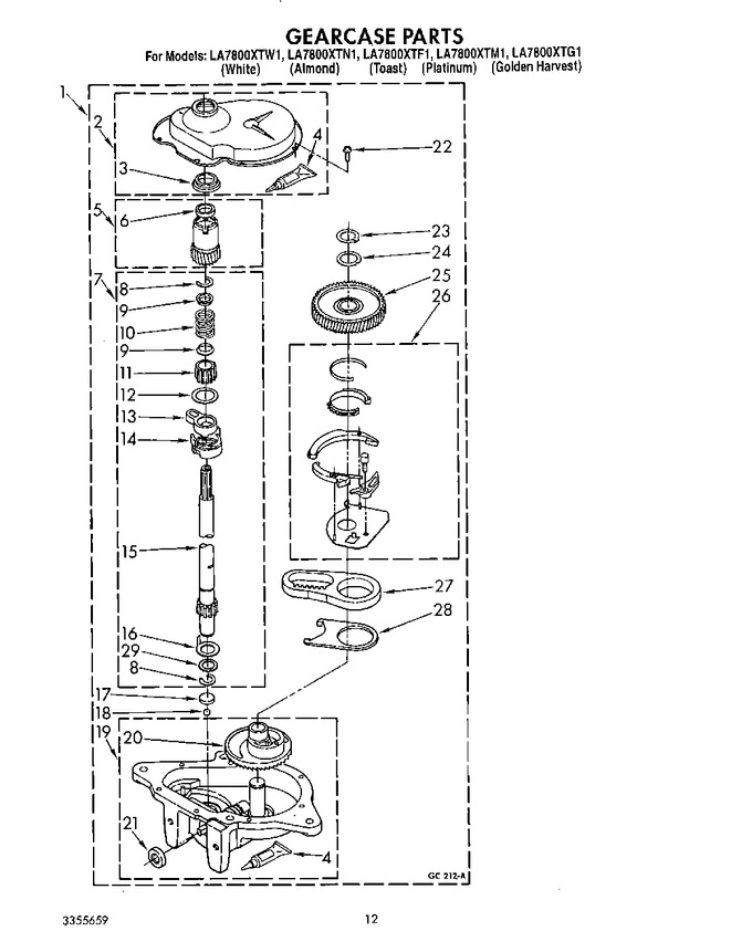 Diagram for LA7800XTN1