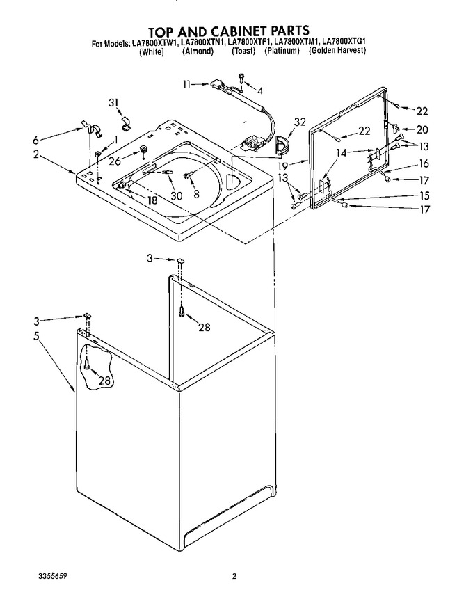 Diagram for LA7800XTF1