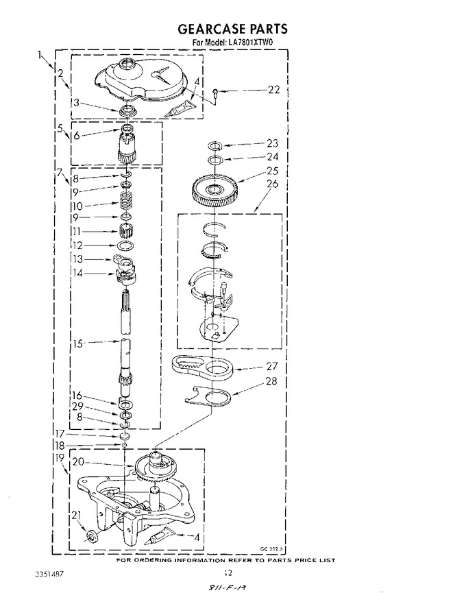 Diagram for LA7801XTM0