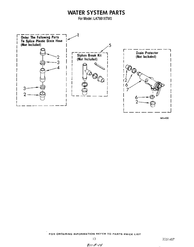 Diagram for LA7801XTW0