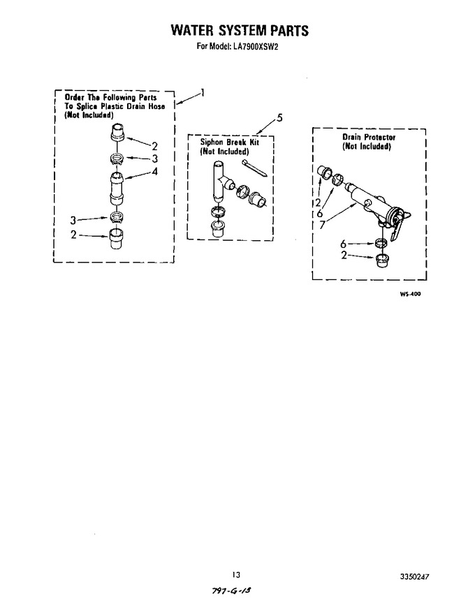 Diagram for LA7900XSW2