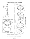 Diagram for 04 - Agitator, Basket, And Tub