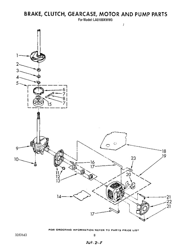 Diagram for LA8100XWW0