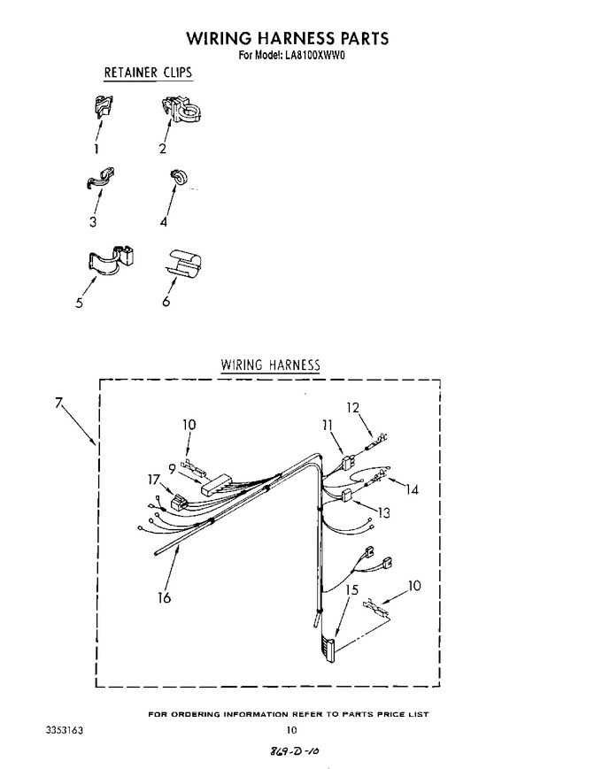 Diagram for LA8100XWW0