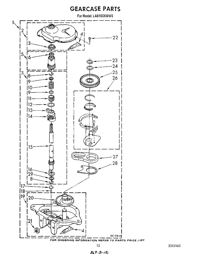 Diagram for LA8100XWW0