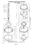 Diagram for 04 - Agitator, Basket And Tub