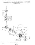 Diagram for 06 - Brake, Clutch, Gearcase, Motor And Pump