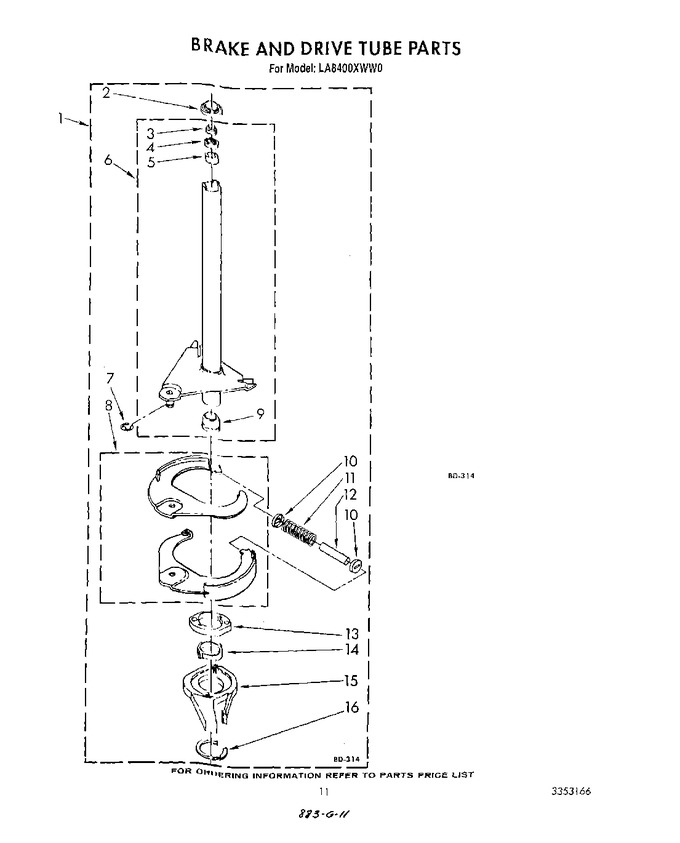 Diagram for LA8400XWF0