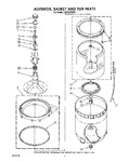 Diagram for 04 - Agitator, Basket And Tub