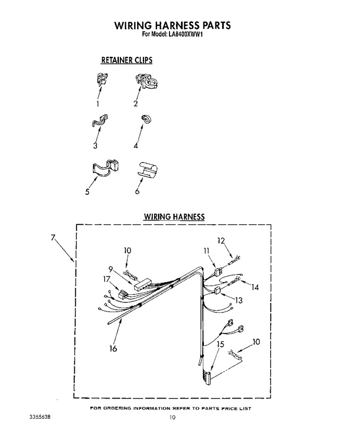 Diagram for LA8400XWM1