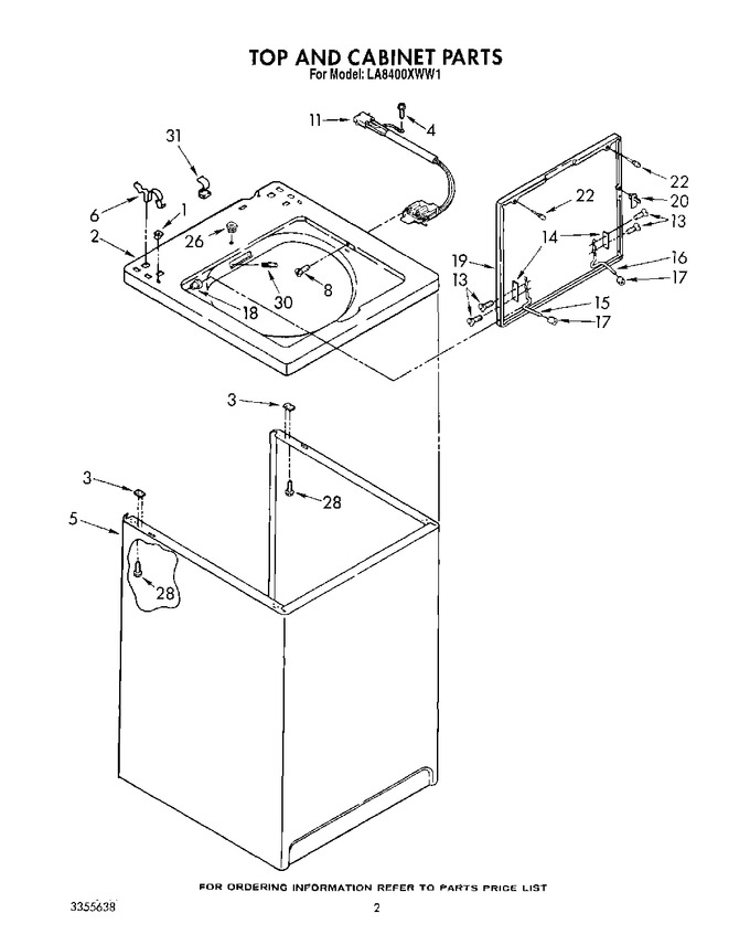 Diagram for LA8400XWN1