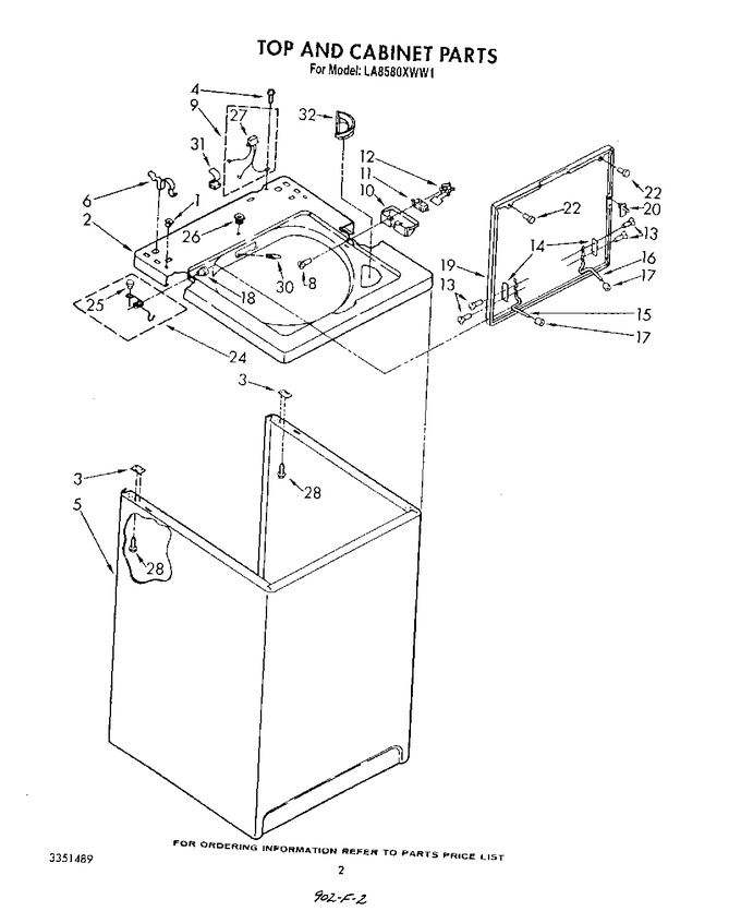 Diagram for LA8580XWF1