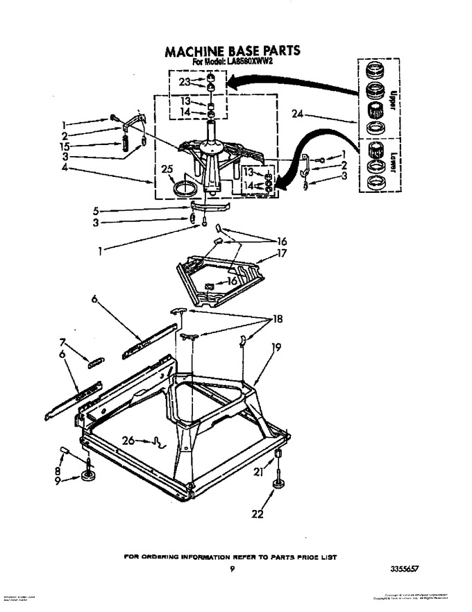 Diagram for LA8580XWM2