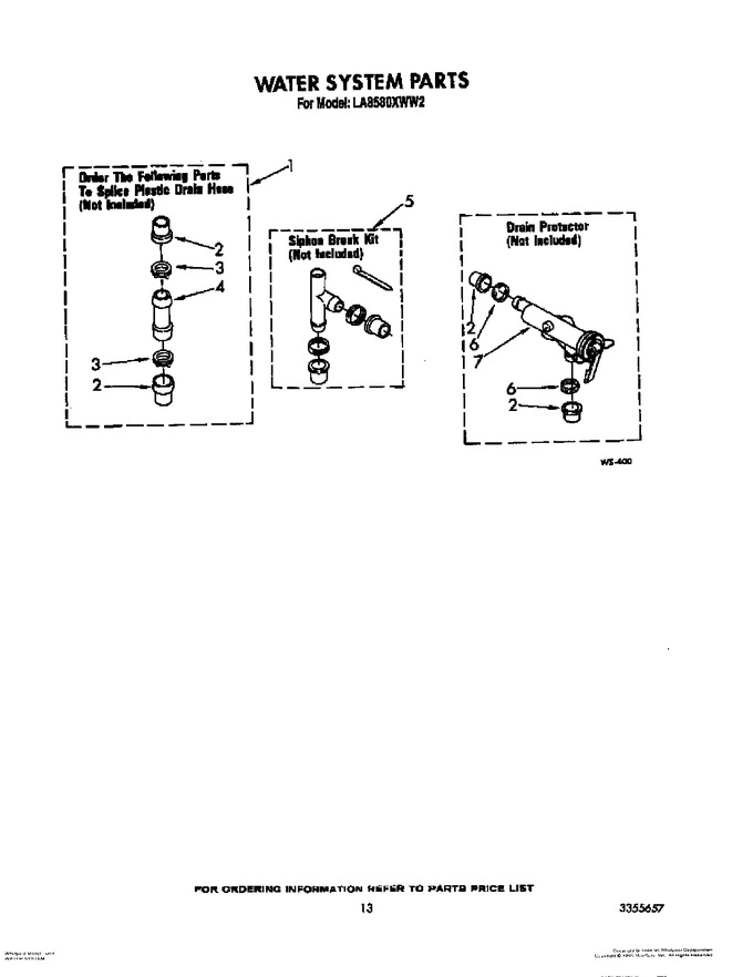 Diagram for LA8580XWM2