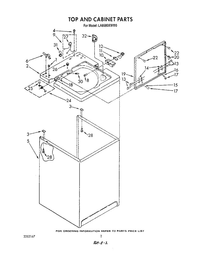 Diagram for LA8580XWM0