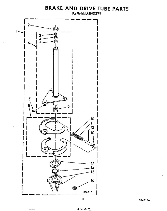 Diagram for LA8800XSW0