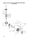 Diagram for 07 - Brake, Clutch, Gearcase, Motor And Pump