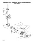 Diagram for 07 - Brake, Clutch, Gearcase, Motor And Pump