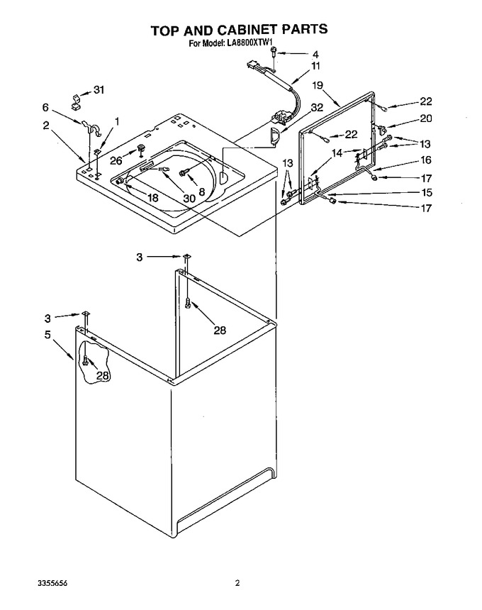 Diagram for LA8800XTF1