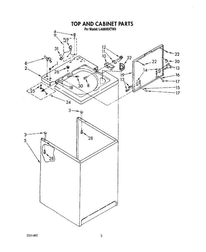 Diagram for LA8800XTG0