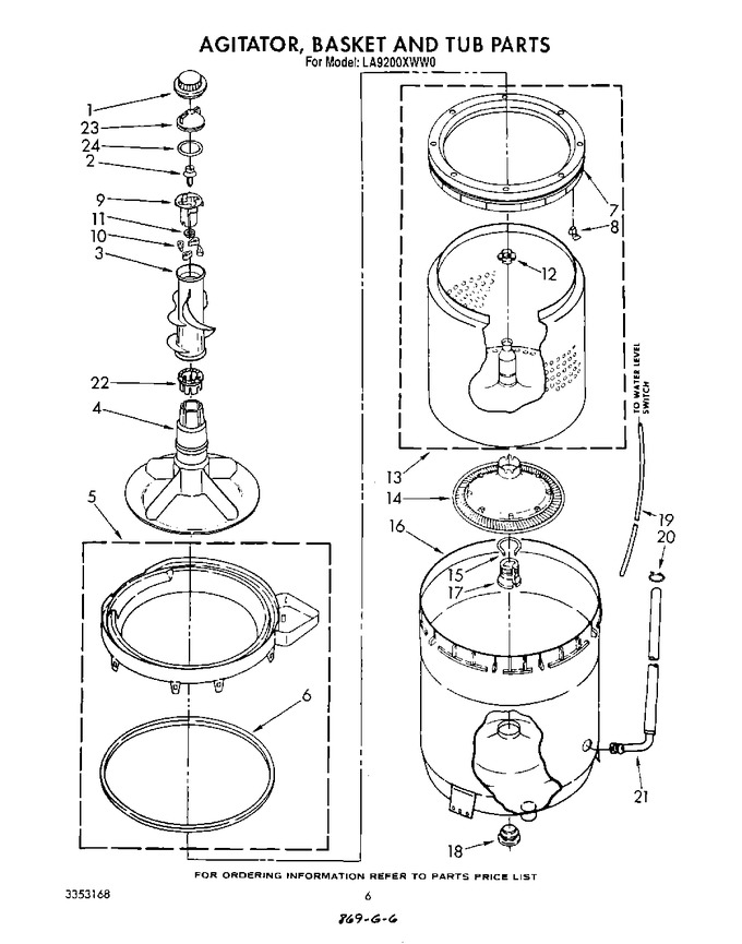 Diagram for LA9200XWF0