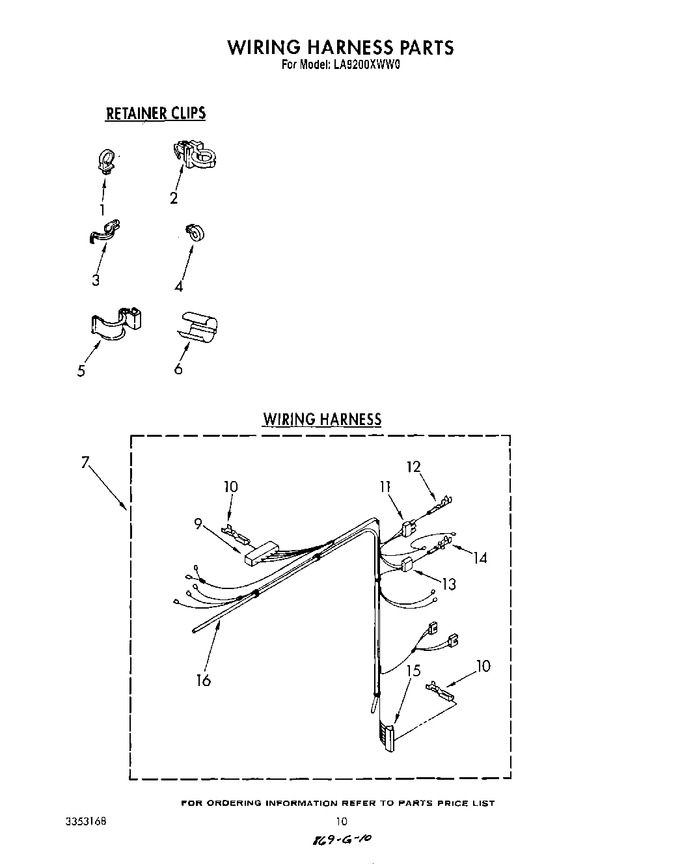 Diagram for LA9200XWN0