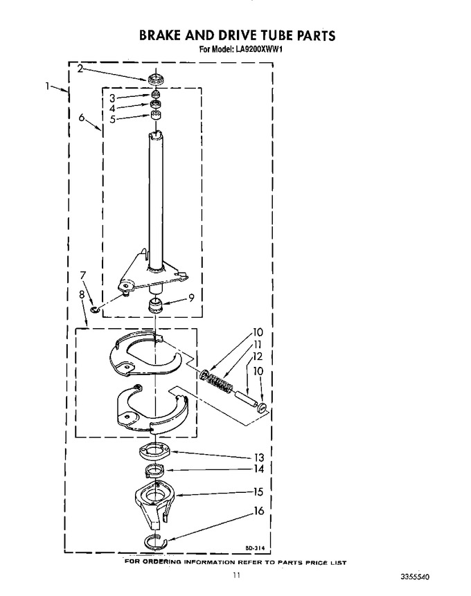 Diagram for LA9200XWG1