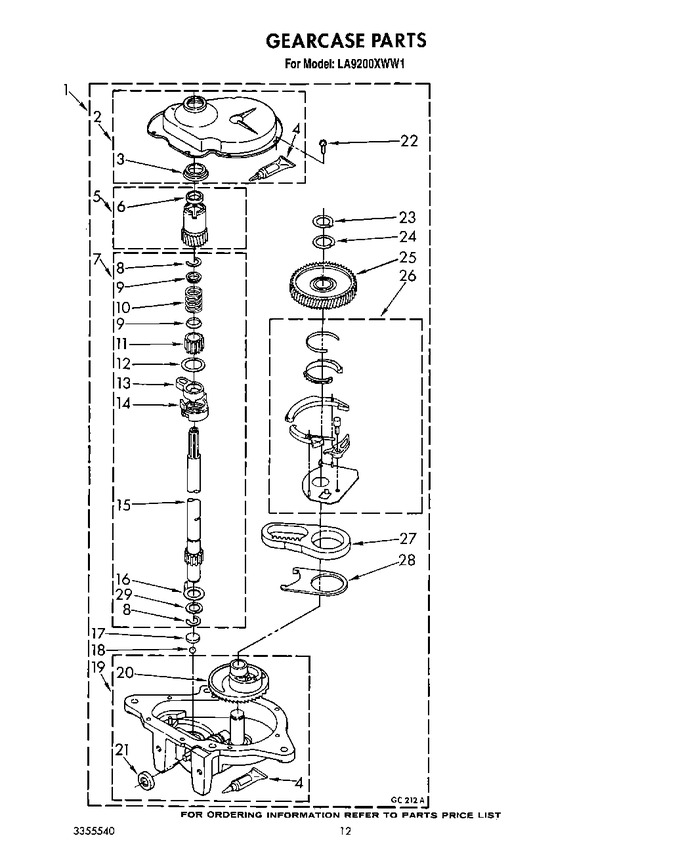 Diagram for LA9200XWF1