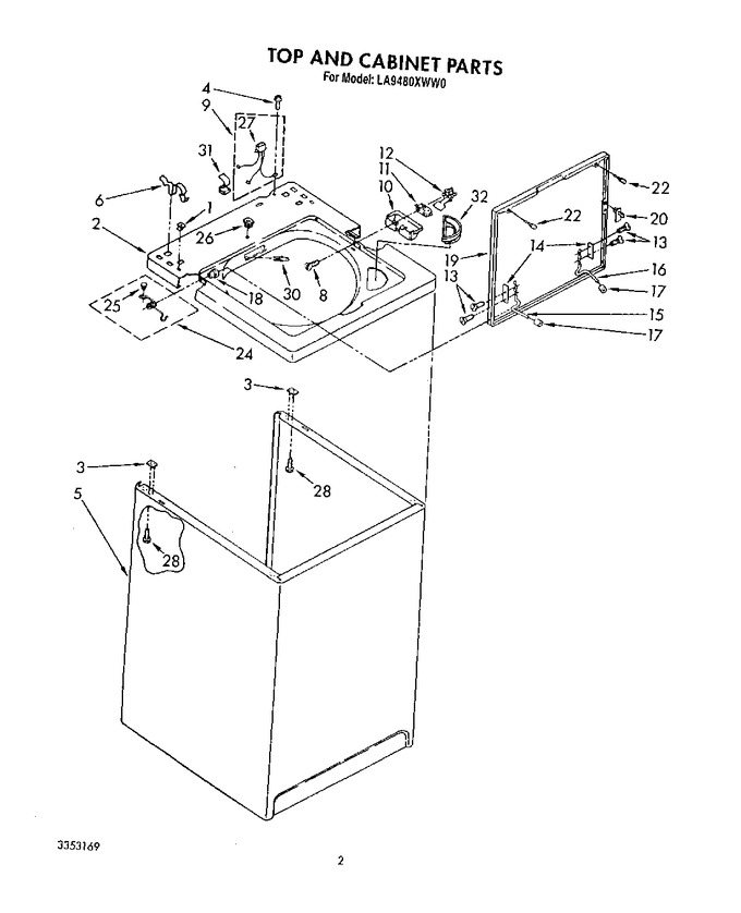 Diagram for LA9480XWF0