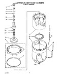 Diagram for 04 - Agitator, Basket And Tub