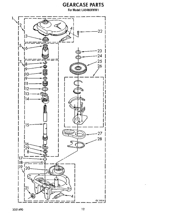 Diagram for LA9480XWF1